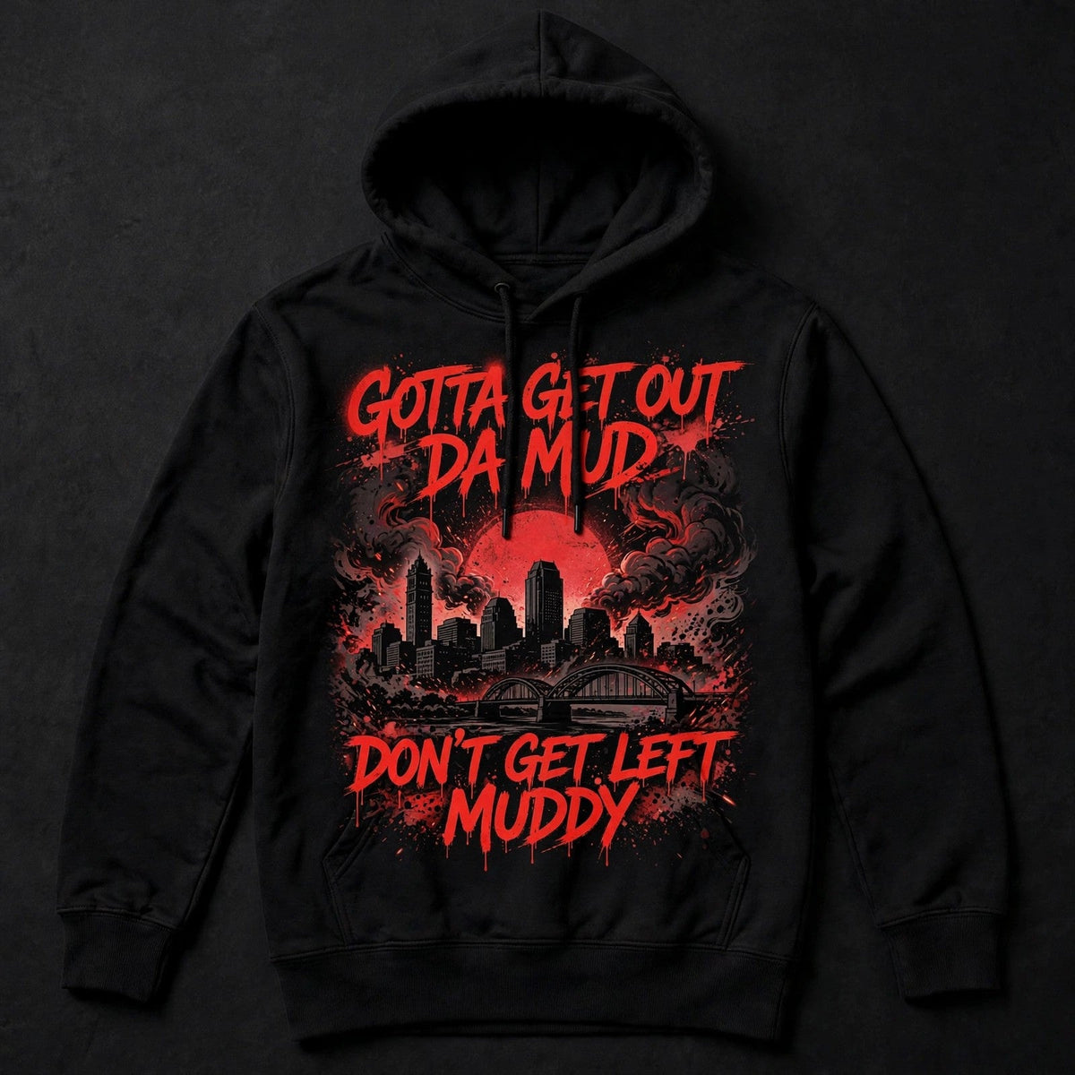 Crime Red Hoodie